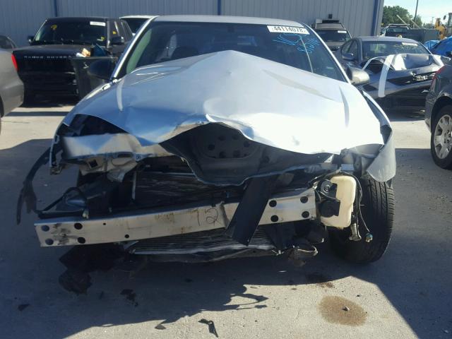 1G1ZT52895F272459 - 2005 CHEVROLET MALIBU LS Gümüş foto 9