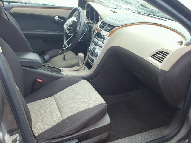 1G1ZC5EB5AF101340 - 2010 CHEVROLET MALIBU 1LT CHARCOAL photo 5