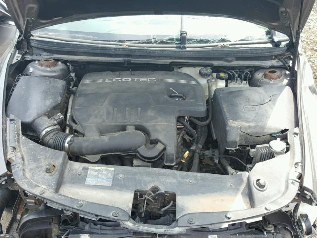 1G1ZC5EB5AF101340 - 2010 CHEVROLET MALIBU 1LT CHARCOAL photo 7