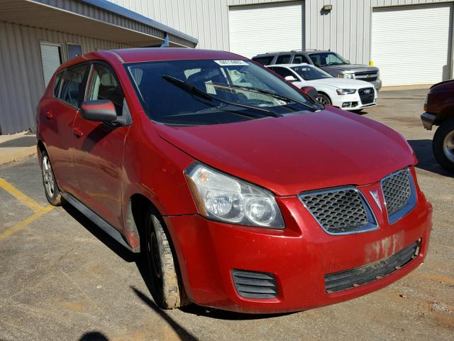 5Y2SP67089Z439890 - 2009 PONTIAC VIBE RED photo 1