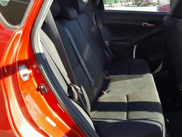 5Y2SP67089Z439890 - 2009 PONTIAC VIBE RED photo 6