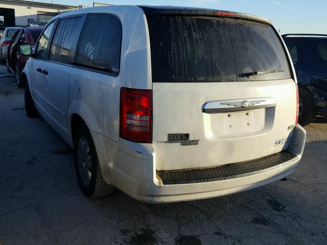 2A8HR44H28R696872 - 2008 CHRYSLER TOWN & COU WHITE photo 3