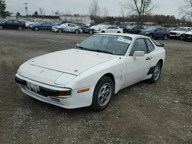 WP0AB0947HN477558 - 1987 PORSCHE 944 WHITE photo 2