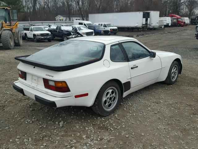 WP0AB0947HN477558 - 1987 PORSCHE 944 WHITE photo 4