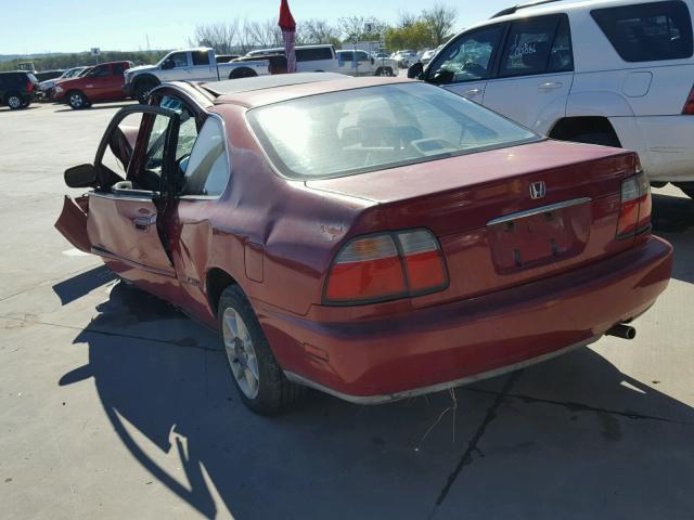 1HGCD7204VA018429 - 1997 HONDA ACCORD SE RED photo 3