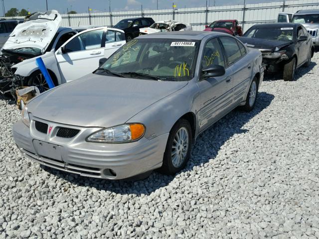 1G2NE52E3XM881734 - 1999 PONTIAC GRAND AM S ნაცრისფერი ფოტო 2