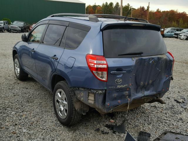 JTMBF33V995003303 - 2009 TOYOTA RAV4 BLUE photo 3