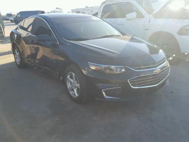 1G1ZB5ST0HF109002 - 2017 CHEVROLET MALIBU LS BLACK photo 1