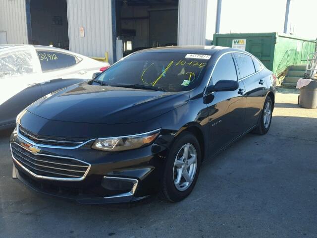 1G1ZB5ST0HF109002 - 2017 CHEVROLET MALIBU LS BLACK photo 2