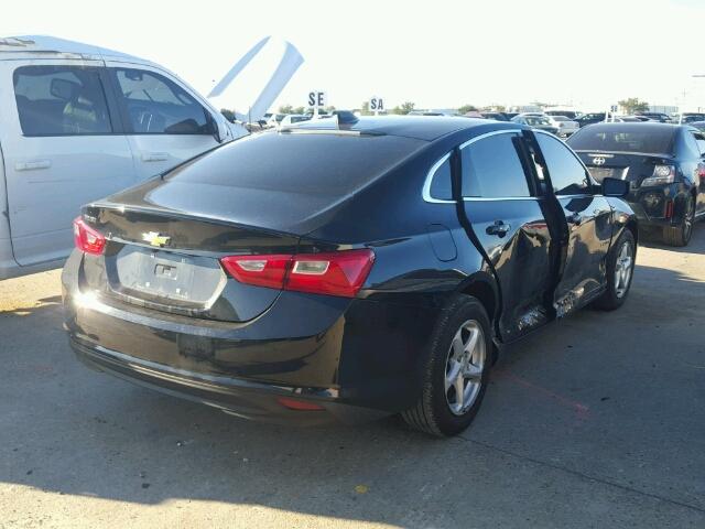 1G1ZB5ST0HF109002 - 2017 CHEVROLET MALIBU LS BLACK photo 4