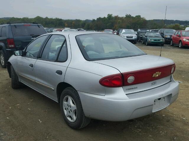 1G1JC52F557182957 - 2005 CHEVROLET CAVALIER SILVER photo 3