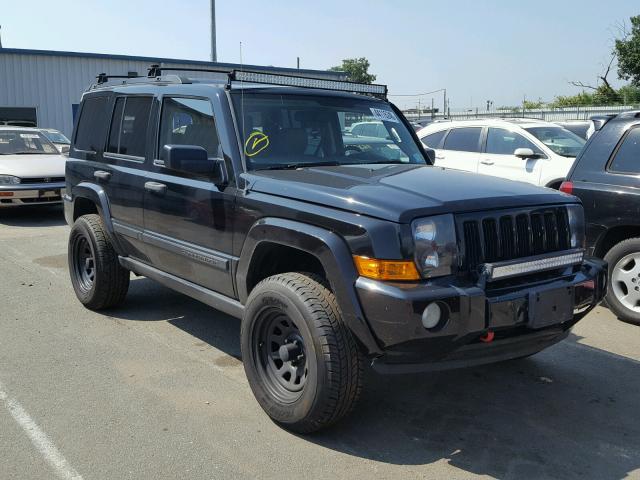 1J8HG48N96C149089 - 2006 JEEP COMMANDER BLACK photo 1