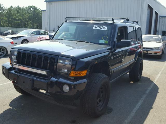 1J8HG48N96C149089 - 2006 JEEP COMMANDER BLACK photo 2