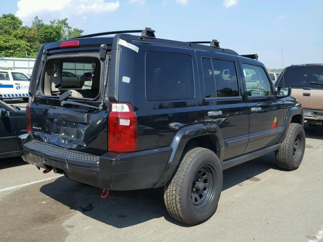1J8HG48N96C149089 - 2006 JEEP COMMANDER BLACK photo 4