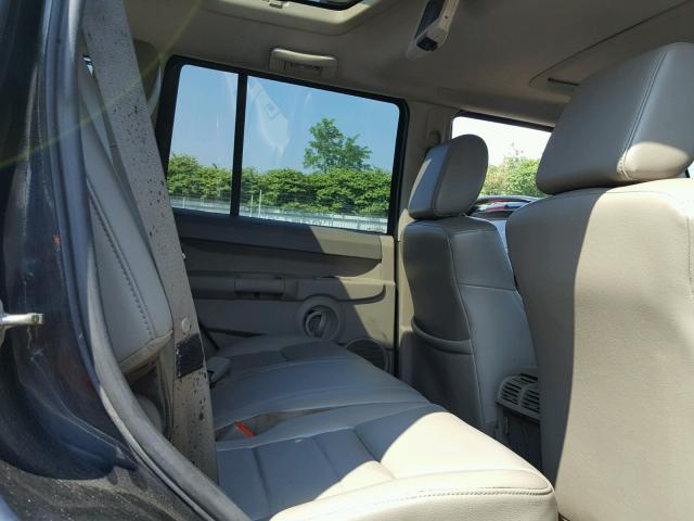 1J8HG48N96C149089 - 2006 JEEP COMMANDER BLACK photo 6