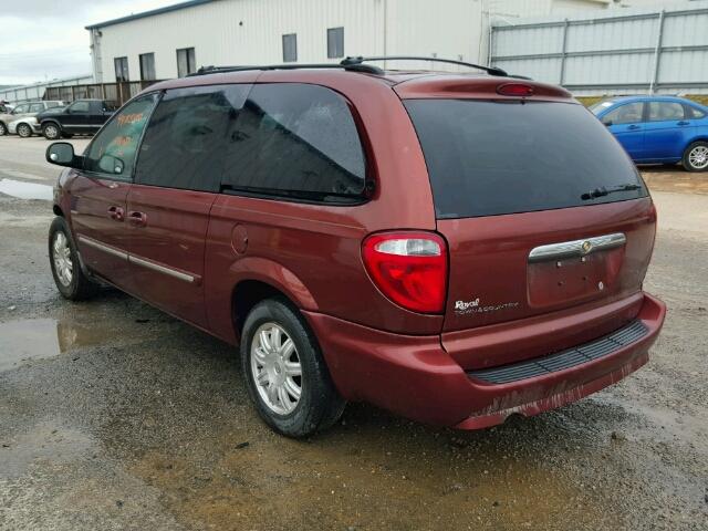 2A4GP54L57R184647 - 2007 CHRYSLER TOWN & COU BURGUNDY photo 3