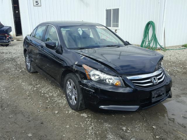 1HGCP2F64BA078473 - 2011 HONDA ACCORD SE BLACK photo 1