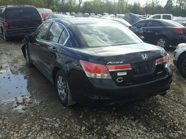 1HGCP2F64BA078473 - 2011 HONDA ACCORD SE BLACK photo 3