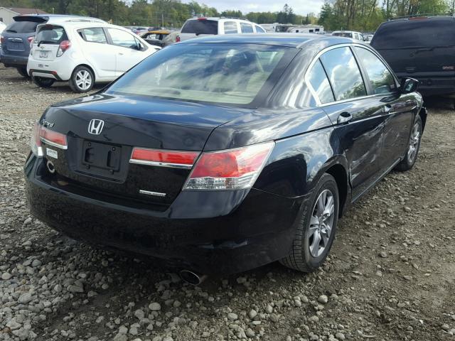 1HGCP2F64BA078473 - 2011 HONDA ACCORD SE BLACK photo 4