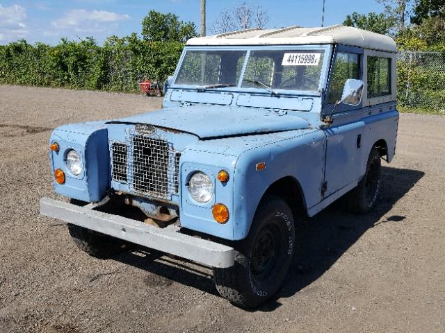 24437736G - 1970 LAND ROVER 88 SER IIA BLUE photo 2