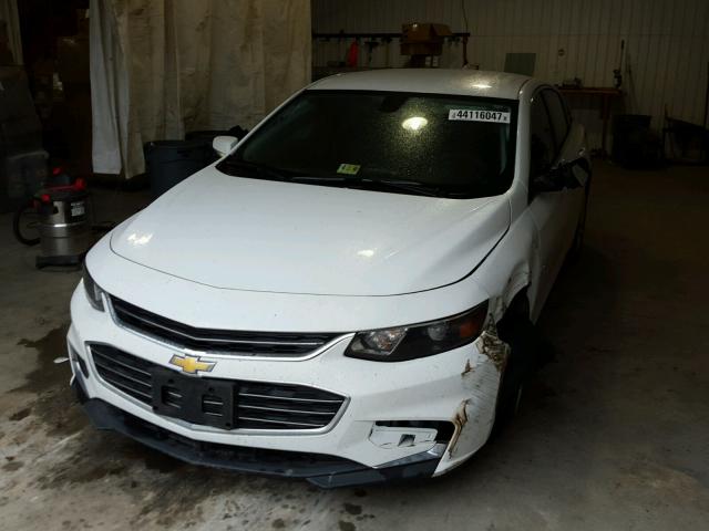 1G1ZE5ST4GF243940 - 2016 CHEVROLET MALIBU LT WHITE photo 2