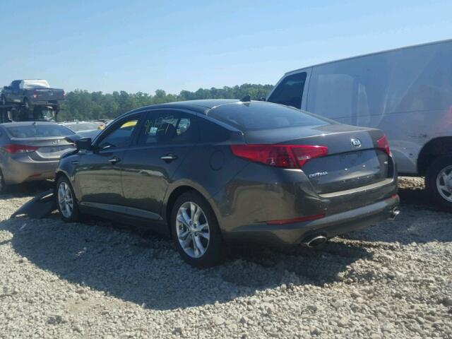 5XXGM4A7XDG223947 - 2013 KIA OPTIMA LX GRAY photo 3