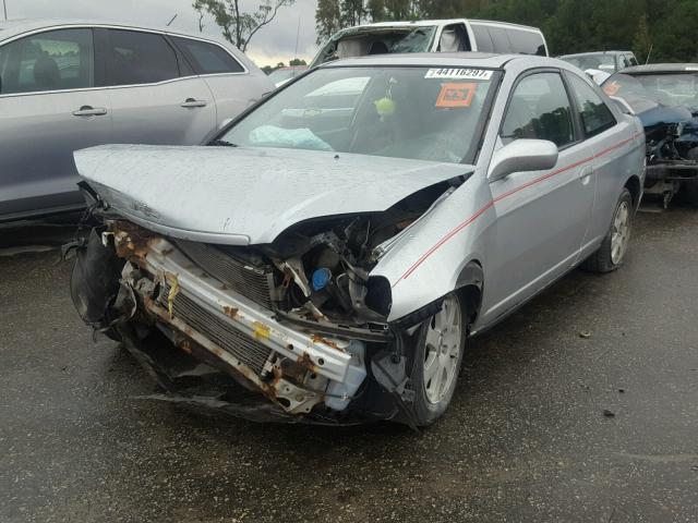 1HGEM22953L042184 - 2003 HONDA CIVIC EX SILVER photo 2