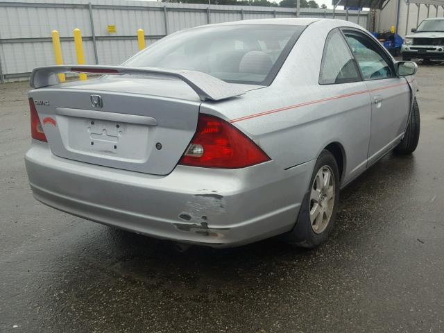 1HGEM22953L042184 - 2003 HONDA CIVIC EX SILVER photo 4