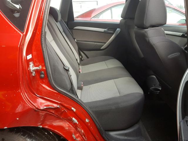 KL2TD66E19B687341 - 2009 PONTIAC G3 RED photo 6