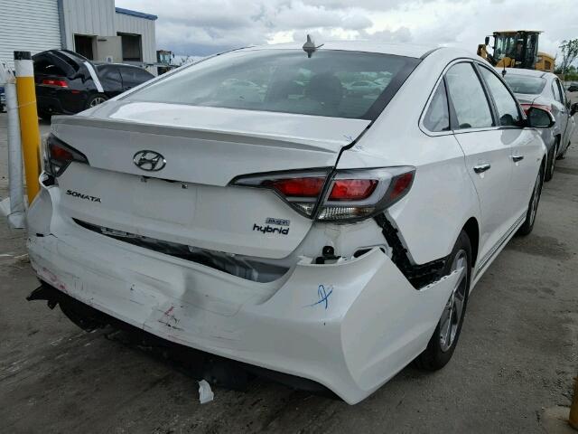 KMHE14L23GA025157 - 2016 HYUNDAI SONATA WHITE photo 4