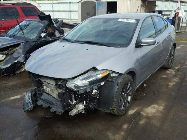 1C3CDFAA3FD391663 - 2015 DODGE DART SE GRAY photo 2