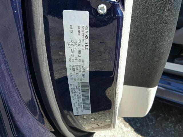 2C4RC1AG7JR109806 - 2018 CHRYSLER PACIFICA L ლურჯი ფოტო 10