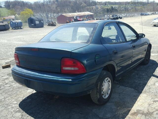 3B3ES47C2ST345996 - 1995 DODGE NEON HIGHL GREEN photo 4