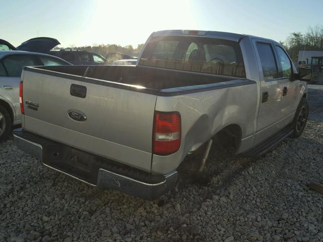 1FTPW12V18FB95661 - 2008 FORD F150 SUPER SILVER photo 4