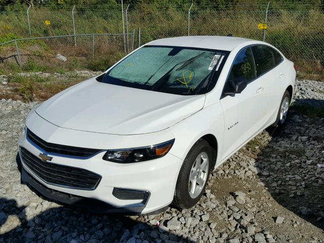 1G1ZB5ST9HF168498 - 2017 CHEVROLET MALIBU LS WHITE photo 2