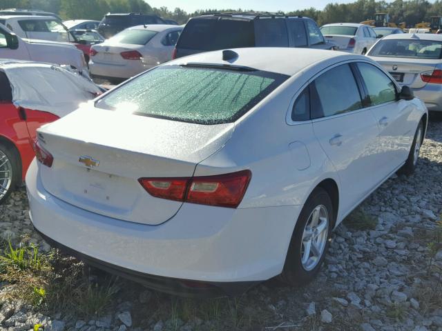 1G1ZB5ST9HF168498 - 2017 CHEVROLET MALIBU LS WHITE photo 4