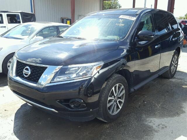 5N1AR2MN8DC676501 - 2013 NISSAN PATHFINDER BLACK photo 2