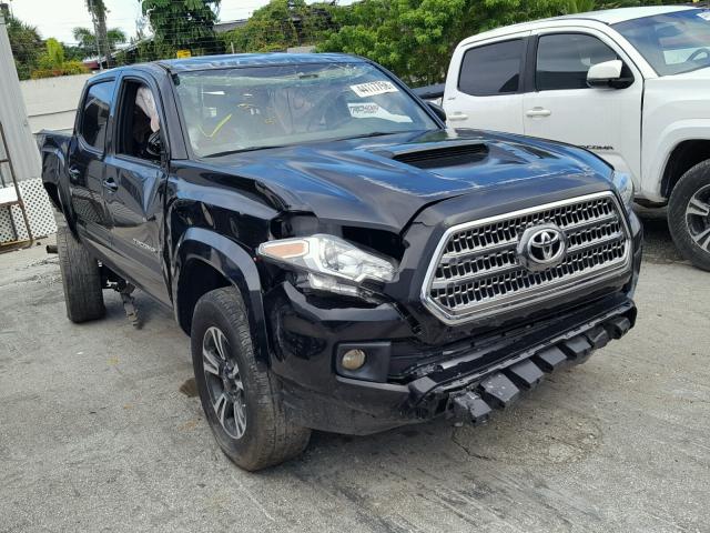 5TFCZ5AN1GX023749 - 2016 TOYOTA TACOMA DOU BLACK photo 1