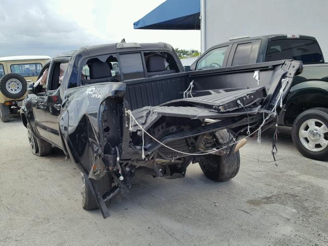 5TFCZ5AN1GX023749 - 2016 TOYOTA TACOMA DOU BLACK photo 3