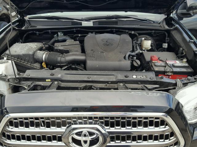 5TFCZ5AN1GX023749 - 2016 TOYOTA TACOMA DOU BLACK photo 7