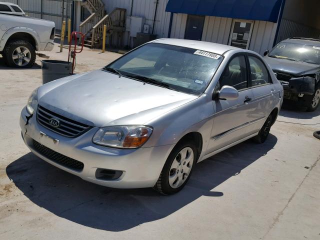 KNAFE121485552670 - 2008 KIA SPECTRA EX SILVER photo 2