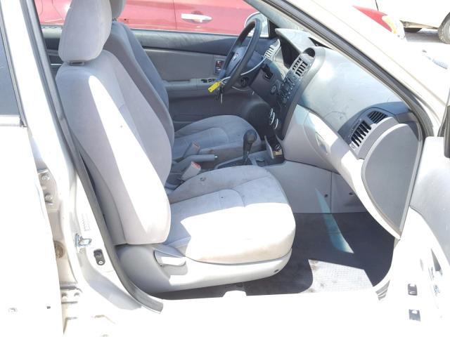 KNAFE121485552670 - 2008 KIA SPECTRA EX SILVER photo 5