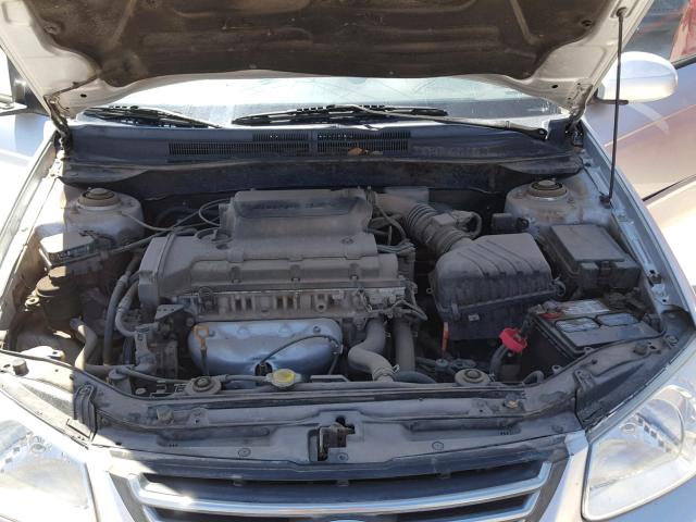 KNAFE121485552670 - 2008 KIA SPECTRA EX SILVER photo 7