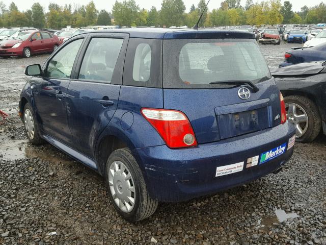 JTKKT624365022002 - 2006 TOYOTA SCION XA BLUE photo 3