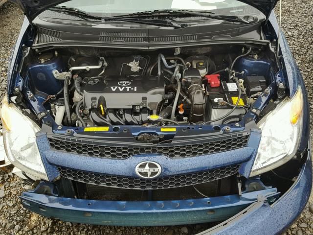 JTKKT624365022002 - 2006 TOYOTA SCION XA BLUE photo 7