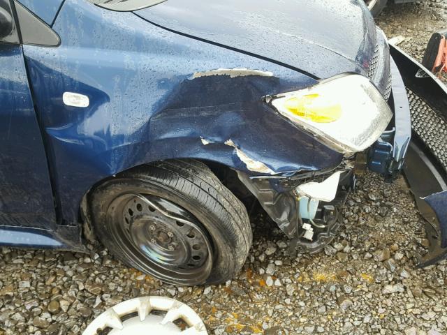 JTKKT624365022002 - 2006 TOYOTA SCION XA BLUE photo 9