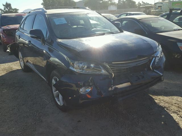 2T2ZK1BA5EC138607 - 2014 LEXUS RX 350 BLUE photo 1