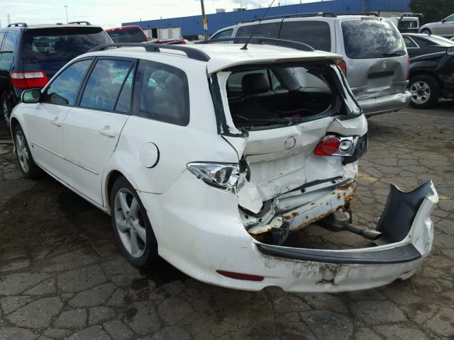 1YVHP82DX45N91910 - 2004 MAZDA 6 S WHITE photo 3