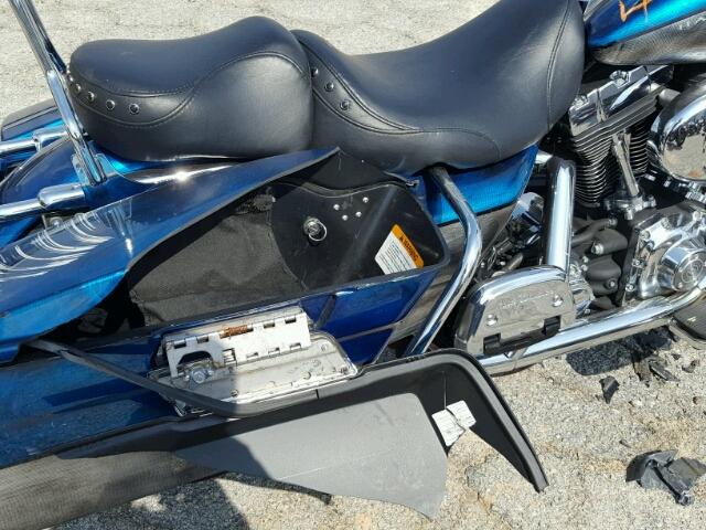 1HD1FDV126Y612544 - 2006 HARLEY-DAVIDSON FLHR BLUE photo 9