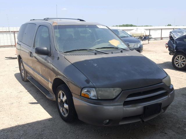 4N2ZN16T81D816963 - 2001 NISSAN QUEST SE BROWN photo 1